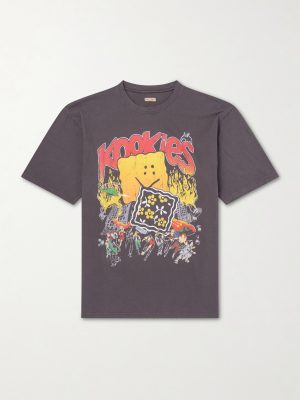 Buster Peckish Bowy Printed Cotton-Jersey T-Shirt