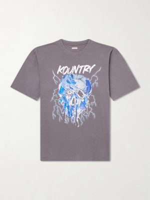 Printed Cotton-Jersey T-Shirt