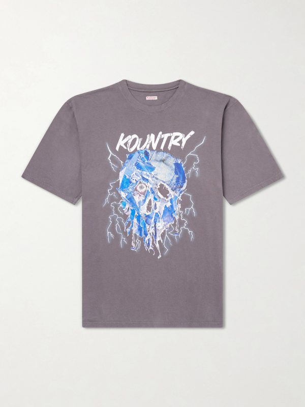 Printed Cotton-Jersey T-Shirt