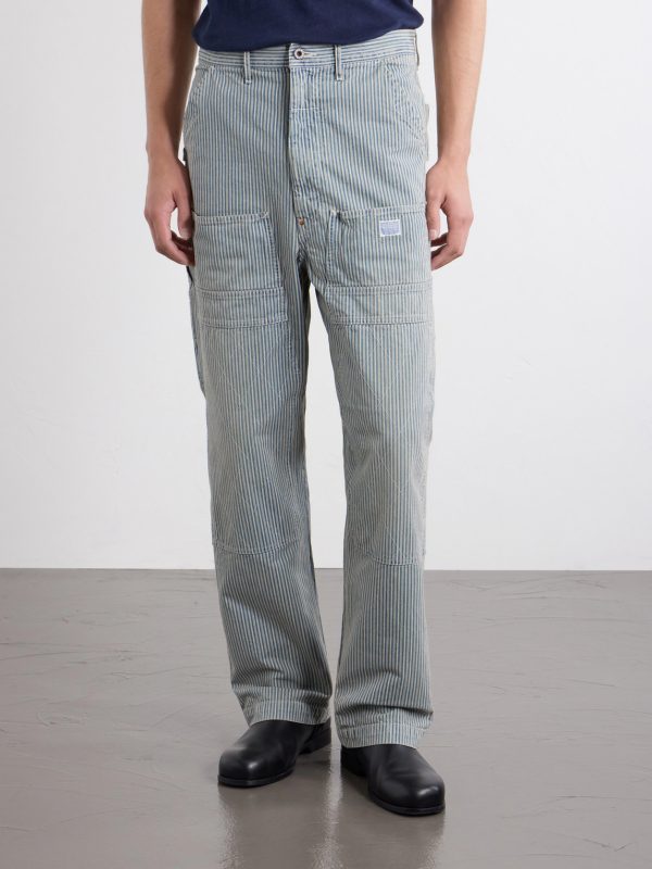 Liberty Hickoree Lumber Straight-Leg Striped Cotton-Canvas Trousers - FR Liberty Hickoree Lumber Straight-Leg Striped Cotton-Canvas Trousers - FR
