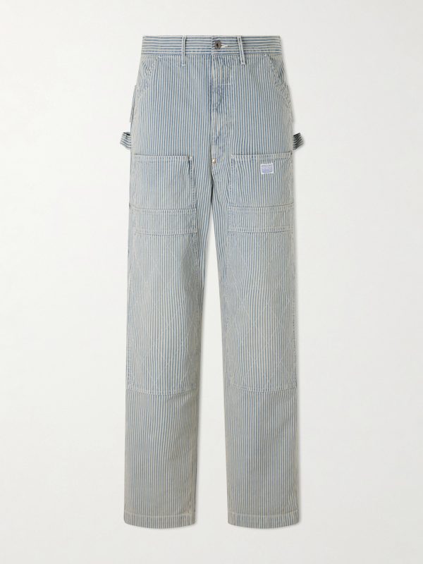 Liberty Hickoree Lumber Straight-Leg Striped Cotton-Canvas Trousers Liberty Hickoree Lumber Straight-Leg Striped Cotton-Canvas Trousers