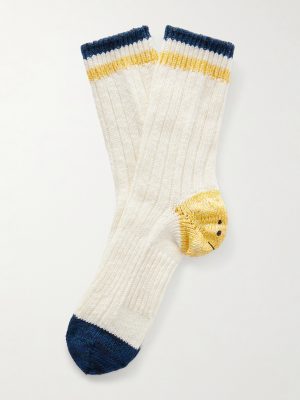 Ivy Rainbowy Happy Heel Cotton and Hemp-Blend Socks Ivy Rainbowy Happy Heel Cotton and Hemp-Blend Socks