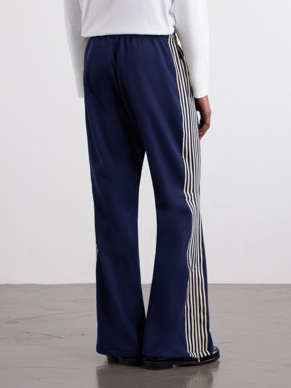 Straight-Leg Striped Jersey Sweatpants - BK Straight-Leg Striped Jersey Sweatpants - BK