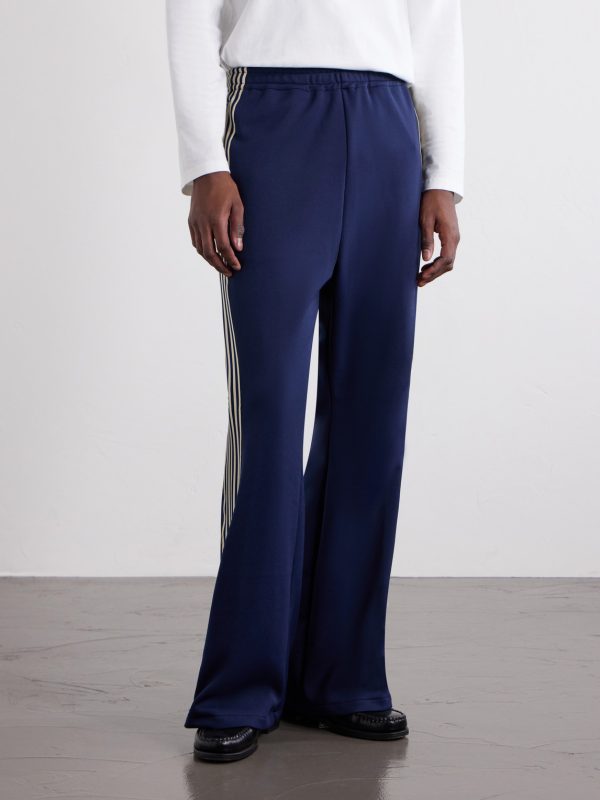 Straight-Leg Striped Jersey Sweatpants - FR Straight-Leg Striped Jersey Sweatpants - FR
