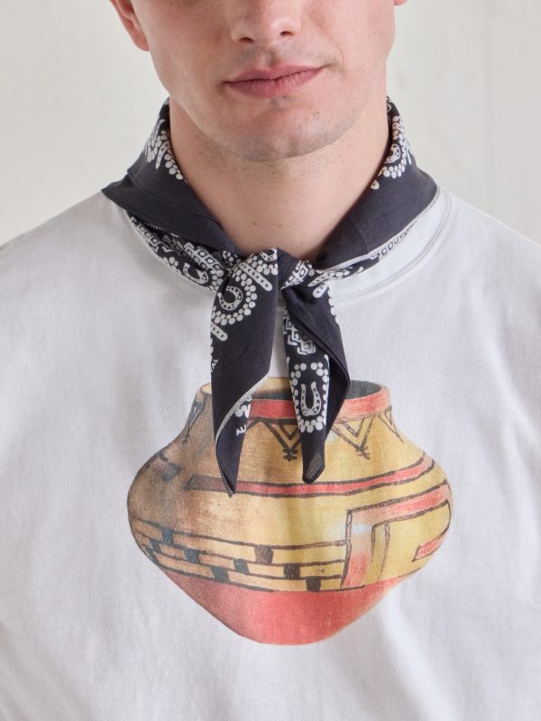 Fastcolor Selvedge Printed Cotton Scarf - FR