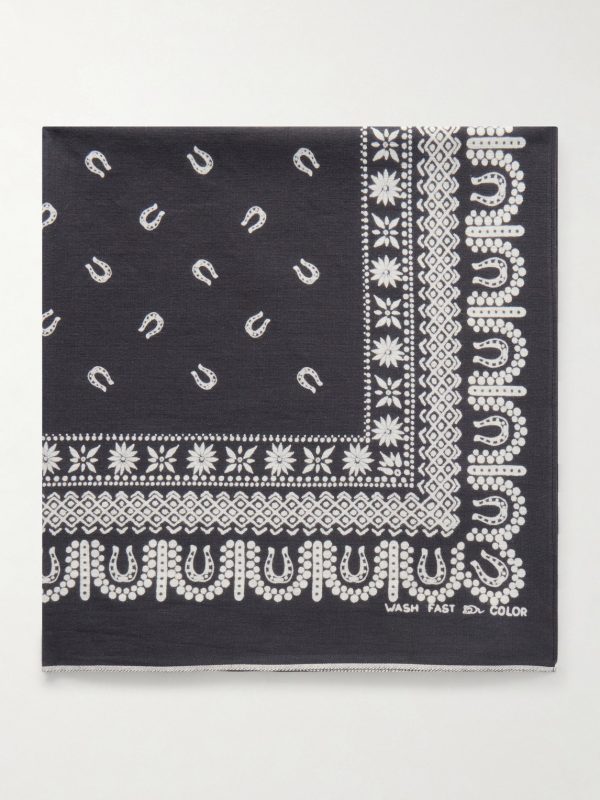 Fastcolor Selvedge Printed Cotton Scarf