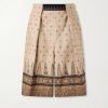 Wide-Leg Printed Cotton Shorts Wide-Leg Printed Cotton Shorts