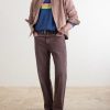 Peckish Rainbow Striped Cotton and Wool-Blend Sweater - OU Peckish Rainbow Striped Cotton and Wool-Blend Sweater - OU