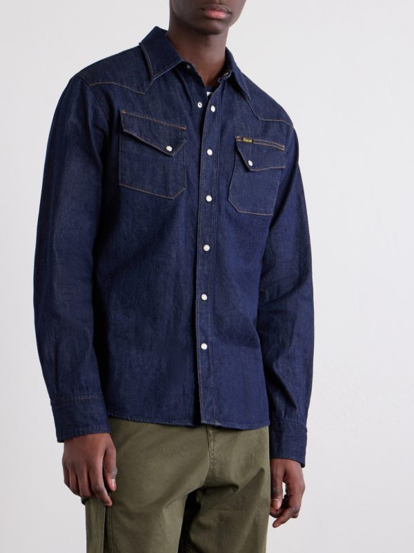 Denim Western Shirt - FR Denim Western Shirt - FR