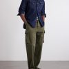 Denim Western Shirt - OU Denim Western Shirt - OU