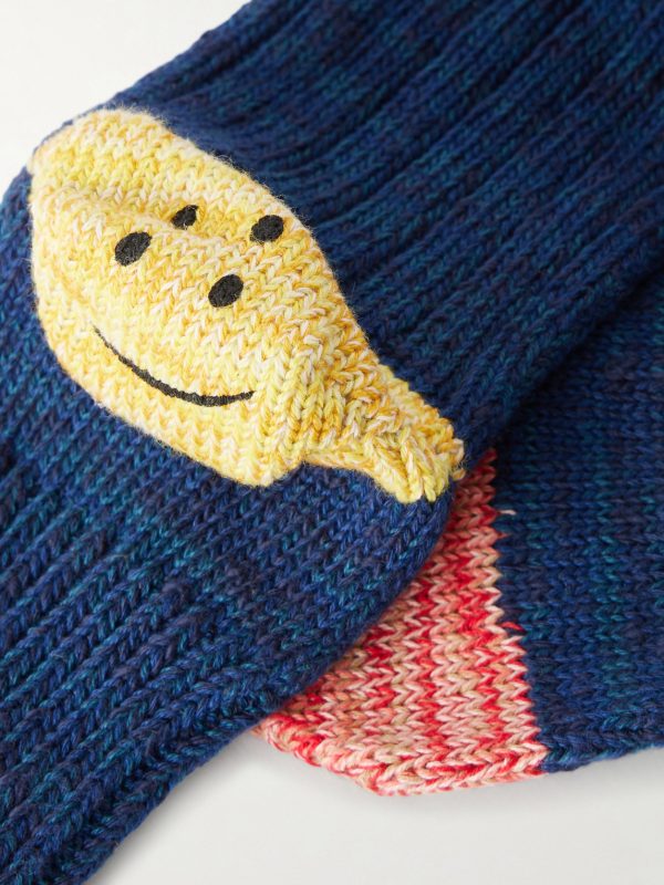 Ivy Rainbowy Happy Heel Cotton and Hemp-Blend Socks - CU Ivy Rainbowy Happy Heel Cotton and Hemp-Blend Socks - CU