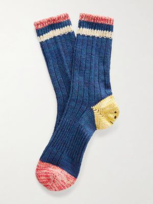 Ivy Rainbowy Happy Heel Cotton and Hemp-Blend Socks Ivy Rainbowy Happy Heel Cotton and Hemp-Blend Socks