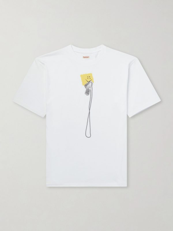 Peckish Printed Cotton-Jersey T-Shirt Peckish Printed Cotton-Jersey T-Shirt