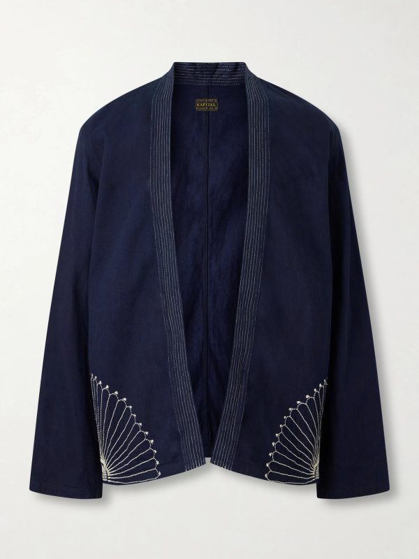 Kakashi Embroidered Cotton-Twill Overshirt Kakashi Embroidered Cotton-Twill Overshirt