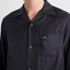 Drizzler Camp-Collar Embroidered-Detail Satin Jacket - CU