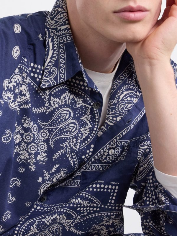 Printed-Cotton Shirt - CU Printed-Cotton Shirt - CU