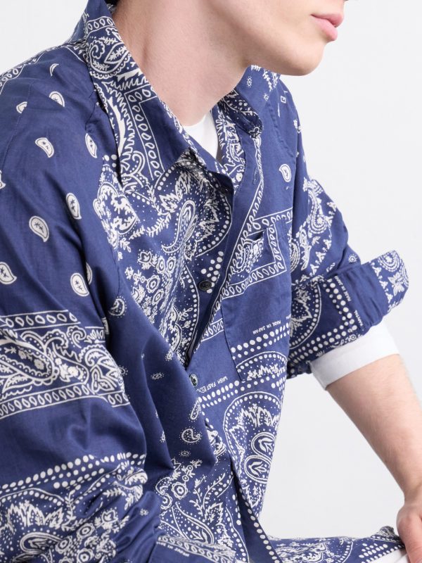 Printed-Cotton Shirt - E2 Printed-Cotton Shirt - E2