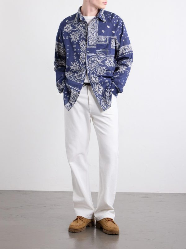 Printed-Cotton Shirt - OU Printed-Cotton Shirt - OU
