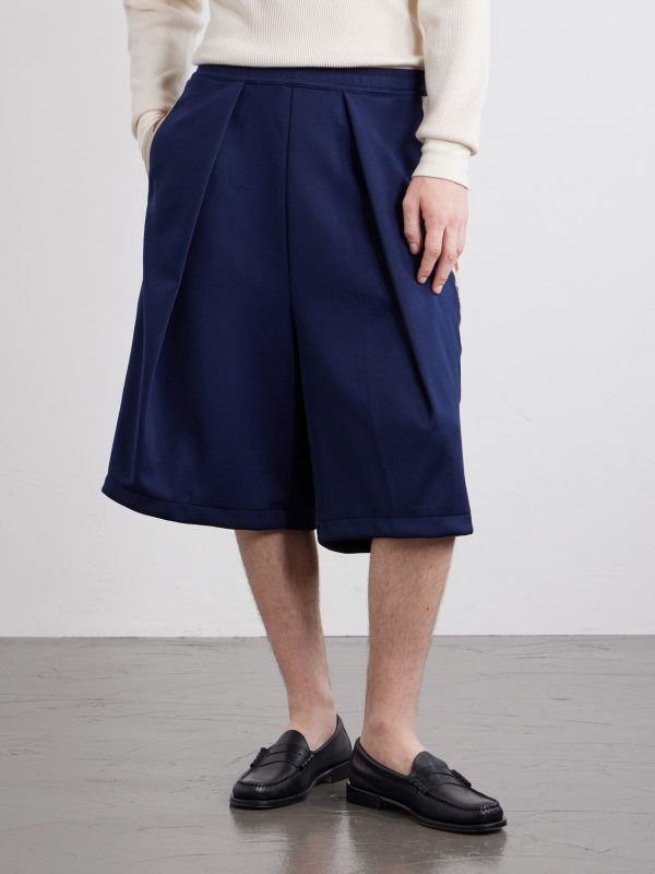 Kome-Kome Straight-Leg Satin-Jersey Shorts - FR Kome-Kome Straight-Leg Satin-Jersey Shorts - FR