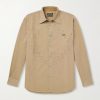 Thunderbird Panelled Cotton-Twill Shirt Thunderbird Panelled Cotton-Twill Shirt