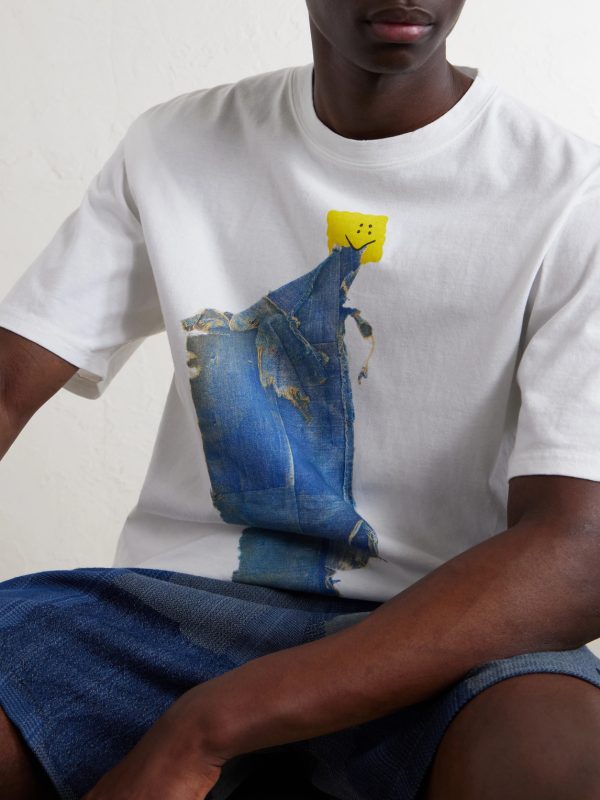 Printed Cotton-Jersey T-Shirt - CU Printed Cotton-Jersey T-Shirt - CU