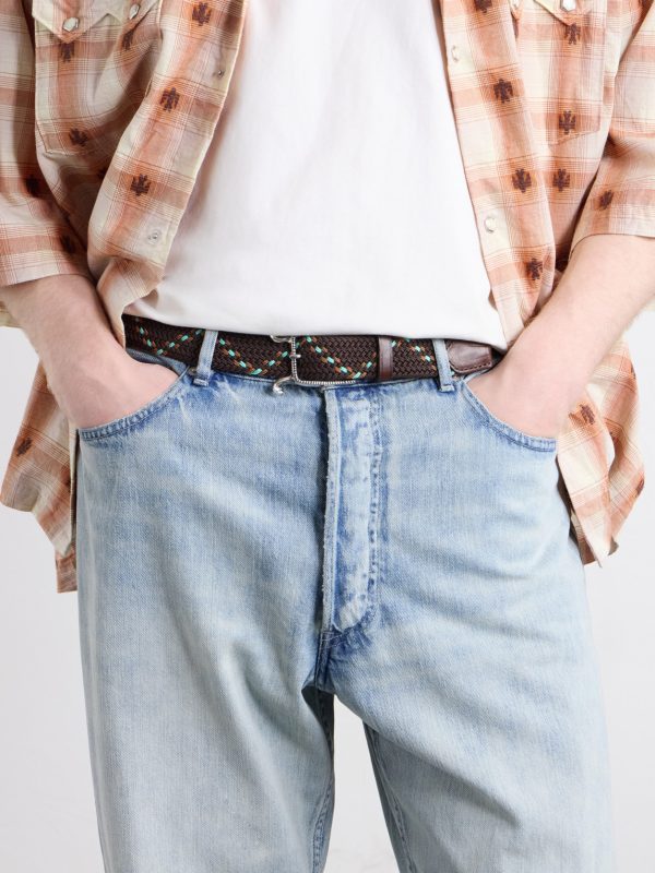 Atlas Woven Buckle Belt - OU