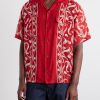 Camp-Collar Printed Woven Shirt - FR Camp-Collar Printed Woven Shirt - FR