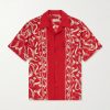 Camp-Collar Printed Woven Shirt Camp-Collar Printed Woven Shirt