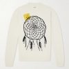 Peckish Dream Catcher Intarsia Cotton-Blend Sweater Peckish Dream Catcher Intarsia Cotton-Blend Sweater