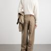 Wide-Leg Cotton Trousers - BK Wide-Leg Cotton Trousers - BK