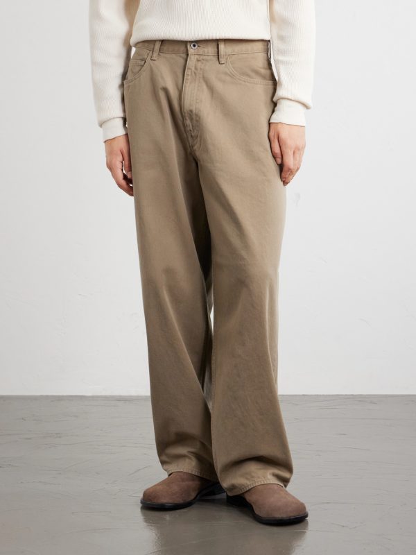 Wide-Leg Cotton Trousers - FR Wide-Leg Cotton Trousers - FR