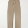 Wide-Leg Cotton Trousers Wide-Leg Cotton Trousers