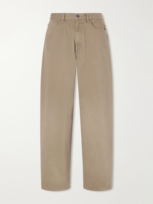 Wide-Leg Cotton Trousers Wide-Leg Cotton Trousers