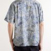 Key West Camp-Collar Printed Linen Shirt - BK Key West Camp-Collar Printed Linen Shirt - BK