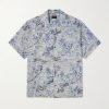 Key West Camp-Collar Printed Linen Shirt Key West Camp-Collar Printed Linen Shirt