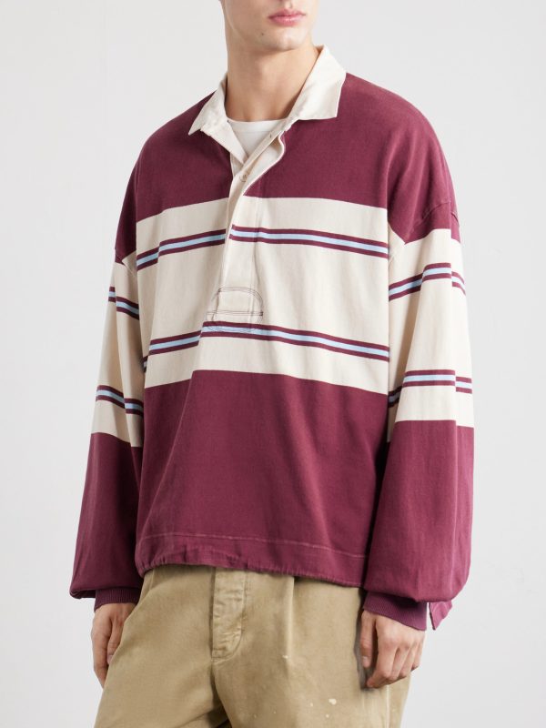 BIG Striped Cotton-Jersey Polo Shirt - FR
