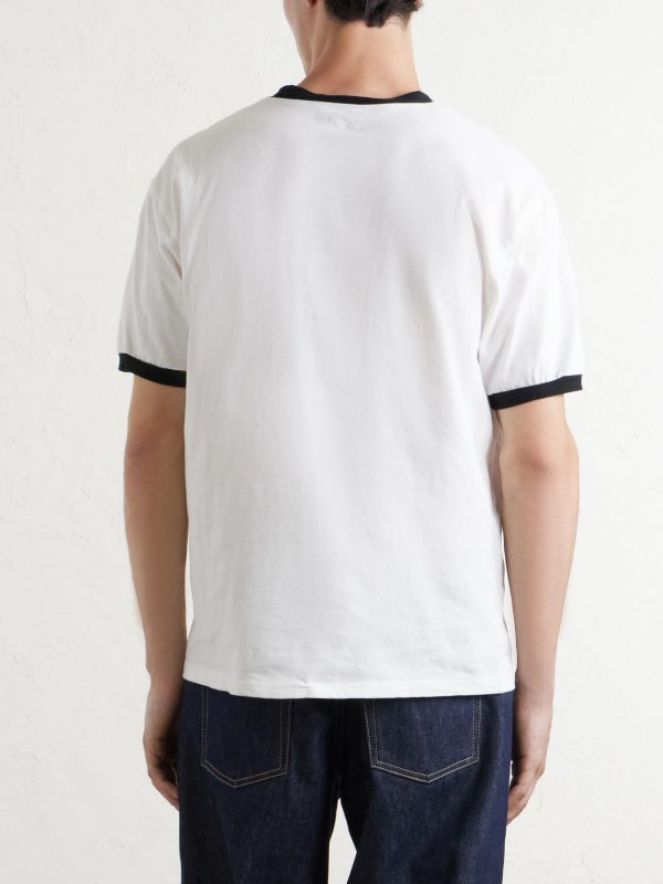 Embellished Printed Cotton-Jersey T-Shirt - BK Embellished Printed Cotton-Jersey T-Shirt - BK