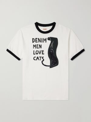 Embellished Printed Cotton-Jersey T-Shirt Embellished Printed Cotton-Jersey T-Shirt