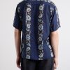 Toggle & Maille Convertible-Collar Printed Woven Shirt - BK Toggle & Maille Convertible-Collar Printed Woven Shirt - BK