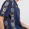 Toggle & Maille Convertible-Collar Printed Woven Shirt - E2 Toggle & Maille Convertible-Collar Printed Woven Shirt - E2