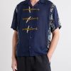 Toggle & Maille Convertible-Collar Printed Woven Shirt - FR Toggle & Maille Convertible-Collar Printed Woven Shirt - FR