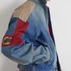 Distressed Patchwork Denim Jacket - CU Distressed Patchwork Denim Jacket - CU