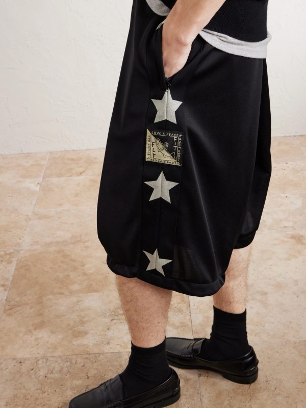 Kome-Kome Straight-Leg Satin-Jersey Shorts - CU Kome-Kome Straight-Leg Satin-Jersey Shorts - CU