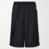 Kome-Kome Straight-Leg Satin-Jersey Shorts Kome-Kome Straight-Leg Satin-Jersey Shorts