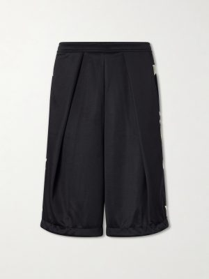 Kome-Kome Straight-Leg Satin-Jersey Shorts