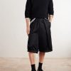 Kome-Kome Straight-Leg Satin-Jersey Shorts - OU Kome-Kome Straight-Leg Satin-Jersey Shorts - OU