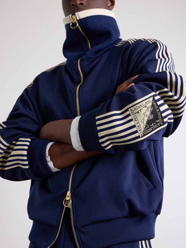 Striped Jersey Track Jacket - CU Striped Jersey Track Jacket - CU