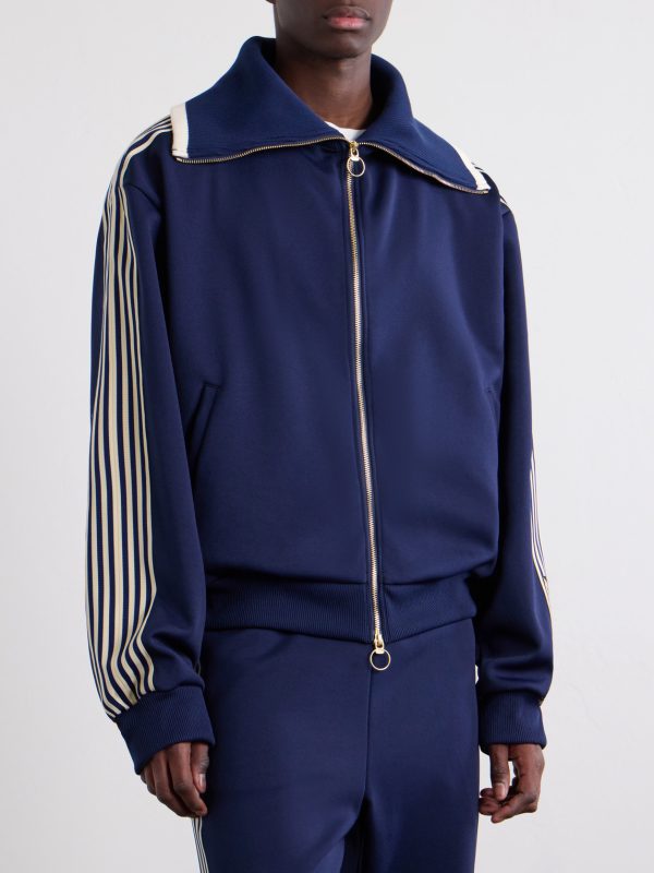 Striped Jersey Track Jacket - FR Striped Jersey Track Jacket - FR