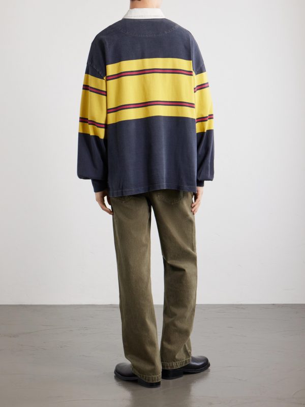 BIG Striped Cotton-Jersey Polo Shirt - BK BIG Striped Cotton-Jersey Polo Shirt - BK