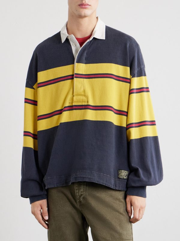 BIG Striped Cotton-Jersey Polo Shirt - FR BIG Striped Cotton-Jersey Polo Shirt - FR